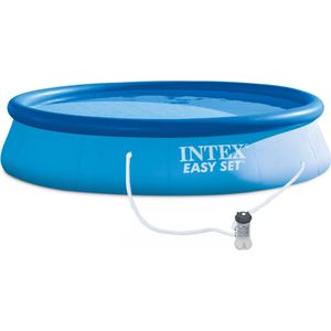 Intex Easy Set Pool Set - Opblaaszwembad - Ø 396 x 84 cm met filterpomp