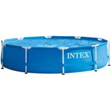 Intex Metal Frame Pool Set - Opzetzwembad - Ø 305 cm x 76 cm