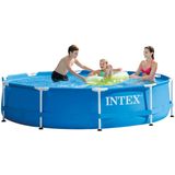 Intex Metal Frame Pool Set - Opzetzwembad - Ø 305 cm x 76 cm