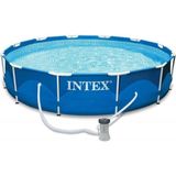Intex Metal Frame Pool Set - Opzetzwembad - Ø 305 cm x 76 cm