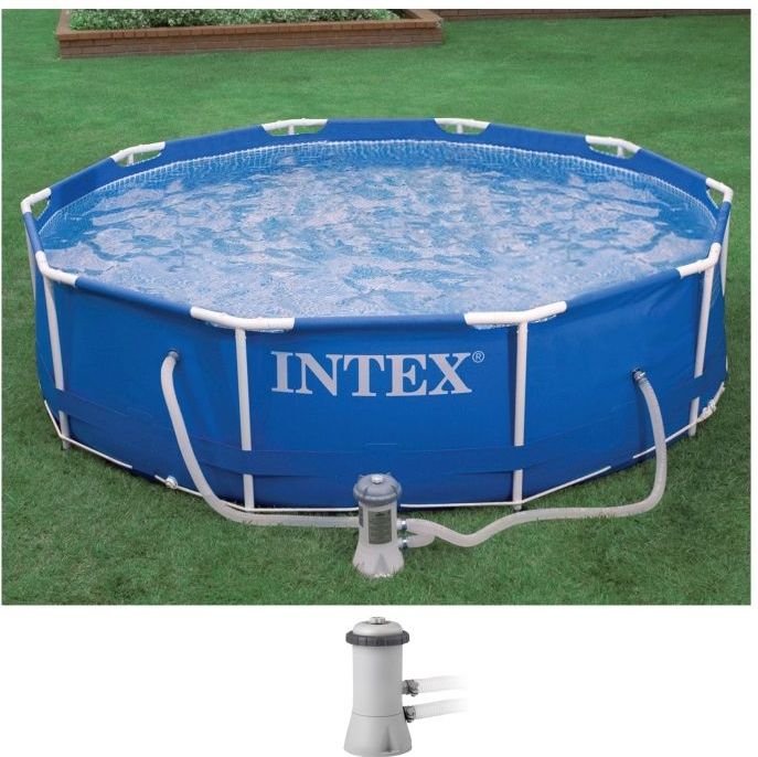 Intex MetallFramePool-Set mit GS-Pumpe, 305x76cm