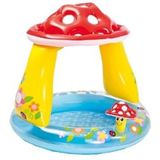 Intex kinderzwembad met zonnescherm, paddenstoel