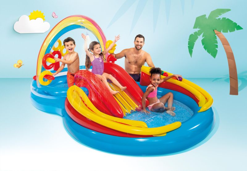 Intex - Babypool Planschbecken Pool Kinderpool Playcenter Rutsche 57453