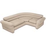 Intex - Opblaasbare Hoekbank - Grijs - 257x203x76 cm - Inclusief Reparatiepatch