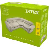 Intex Opblaasbare Hoekbank 257 x 203 x 76 cm - Waterbestendig en Slijtvast