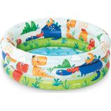 Intex Bear and Rabbit 3-Ring Baby Pool - Opblaaszwembad - Ø 61 x 22 cm