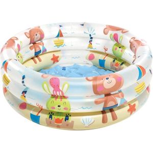 Intex Bear and Rabbit 3-Ring Baby Pool - Opblaaszwembad - Ø 61 x 22 cm