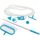 28003 Pool Reinigungsset Deluxe Bodensauger Kescher Teleskopstange 279cm - Intex