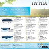 Abdeckplane - Intex Frame Pool 400 x 200 cm