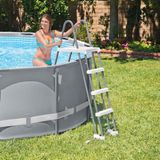 28075 Swimmingpoolleiter Silber/Weiß 91-107 cm - Intex