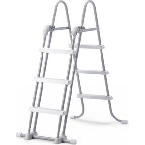 Intex Deluxe Pool Ladder - met verschuifbare treden - 91 cm/107 cm wandhoogte