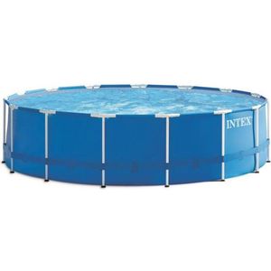 Intex opzetzwembad - 457x122 cm - blauw - accessoires oa. filterpomp & bal