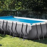 Intex - Solar Cover Roller - Zwembadafdekking - Zilver - 274-488 cm