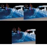 Multi-Color led Wasserfall Cascade Pool Becken 28090 - Intex