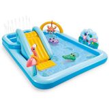 Intex - Play Center Jungle Adventure Planschbecken Pool Wasserrutsche aufblasbar