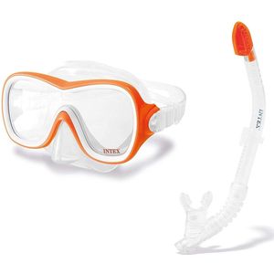 Intex 55647 Aquaflow Sport Wave Rider Duikbril en Snorkel Oranje