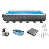 Intex Ultra XTR® Rectangular Frame Pool Set - Opzetzwembad - 732 x 366 x 132 cm