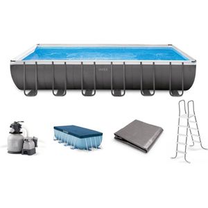 Intex Ultra XTR® Rectangular Frame Pool Set - Opzetzwembad - 732 x 366 x 132 cm