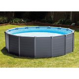 Intex Graphite Panel zwembad 478x122 cm + pomp