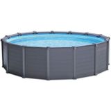 Intex Graphite Panel zwembad 478x122 cm + pomp