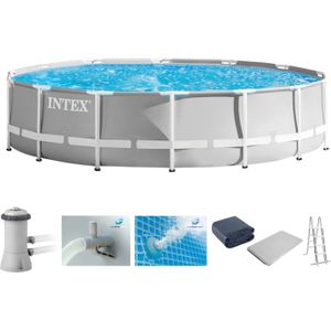 Intex Prism Frame™ Premium Pool - Opzetzwembad - Ø 457 x 122 cm met filterpomp