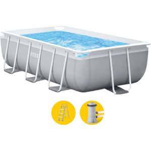 Intex Prism Frame��™ Rectangular Premium Pool Set - Opzetzwembad - 400 x 200 x 100 cm