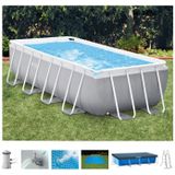 Intex - Prism Frame Swimmingpool-Set Rechteckig 488x244x107 cm 26792GN