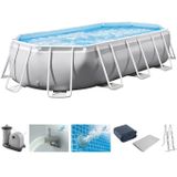 Intex Framepool "Prism Frame", (Set), 5-tlg., BxLxH: 274x503x122 cm