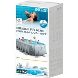 Intex Prism Frame zwembad - complete set met zeilen, filter en trap - 610x305x122cm