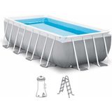 Intex Prism Frame Pool - Zwembad 400 x 200 x 100cm - met pomp en accessoires