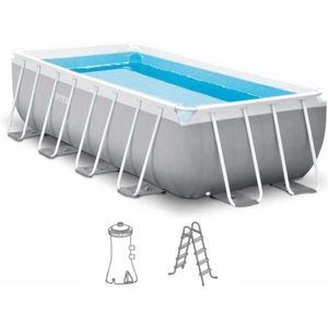Intex Prism Frame Pool - Zwembad 400 x 200 x 100cm - met pomp en accessoires