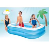 Intex 57180NP Wet Set Collection Family Pool Opblaaszwembad 203x152x48 cm Blauw/Wit