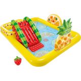 Intex Kinderzwembad - Glijbaan - Waterparadijs - Twee badjes - Fruit thema