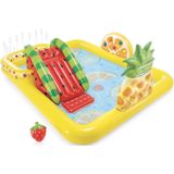 Intex Kinderzwembad - Glijbaan - Waterparadijs - Twee badjes - Fruit thema