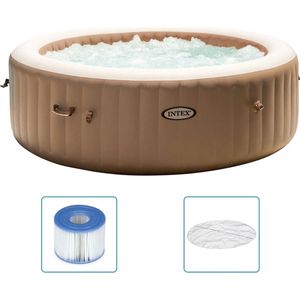 Intex PureSpa Sahara Tan Round Bubble Massage Set 6-persoons (220 - 240 Volt)