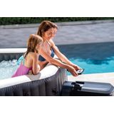 Intex PureSpa Onyx Black Octagon Jet & Bubble Deluxe 4 persoons (220-240Volt)