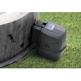 Intex - 28440 Whirlpool Pure spa Bubble Massage GreyWood 196x71 cm aufblasbar