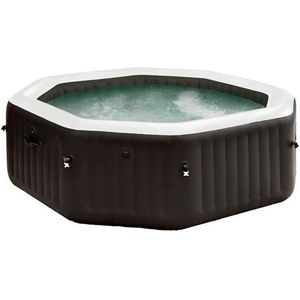 Intex PureSpa Onyx Black Octagon Jet & Bubble Deluxe 6 Persoons (220-240Volt)