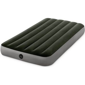 Intex luchtbed met opblaaspomp Dura-Beam 191 x 99 cm vinyl groen