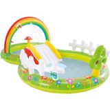 Aufblasbarer Pool Spielplatz Regenbogenland, 290 x 180 x 104 cm