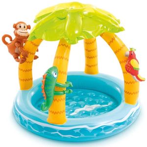 Intex Tropical Island Baby Pool - Opblaaszwembad - Ø 102 x 86 cm