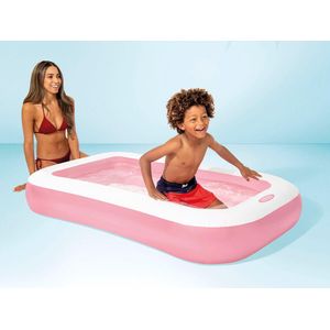 Intex Rectangular Pool - Baby Opblaaszwembad Roze - 166 x 100 x 25 cm