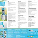 Intex - 28628 wiederaufladbarer Vakuum Pool Sauger ZR200, mit 280 cm Stange und zwei Saugköpfen 37x11x21 cm