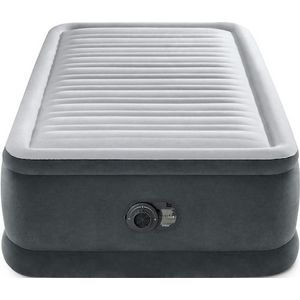 Intex - Comfort Plush Elevated - Luchtbed - Twin - Blauw - Materiaal: PVC