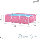 Intex Framepool "PINK RECTANGULAR", .