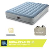 Intex Mid-rise Comfort Air Bed Grijs 152x203x36 cm