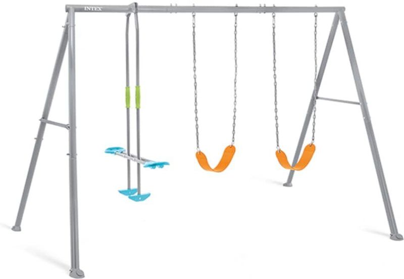 INTEX 44123 - 3er Schaukel-Set (343x254x211cm) Schaukel Stahlrahmen