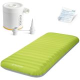 Intex Luftmatratze / Camping Luftbett "Dura-Beam TruAire" inkl. Luftpumpe grün 76 x 191 x 17cm