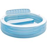 Intex - Swim Center Lounge Family Pool Planschbecken Rückenlehne 224 x 216 x 76 cm