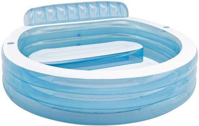 Intex - Swim Center Lounge Family Pool Planschbecken Rückenlehne 224 x 216 x 76 cm